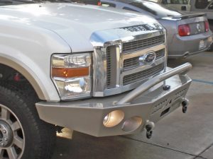Ford Super Duty Aluminess front winch bumper 2008-2010