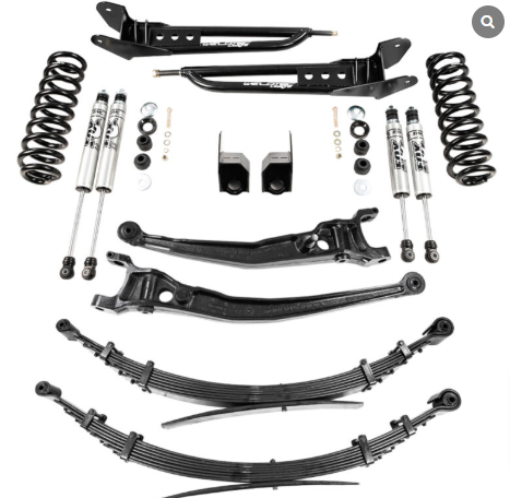 Econoline 5’’ Suspension Lift Kit - Performance Package | Fox Shocks | HD Springs >35" Tires