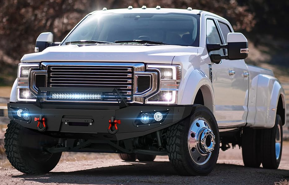 Carbon Steel Front Bumper for 2017-2022 Ford Super Duty - F250/F350/F450